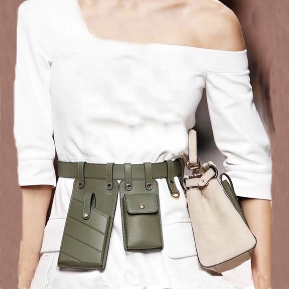 Green 2pc waist bag - Picture 3 of 3